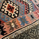 Handmade Colorful Kelim Carpet