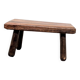 Wooden footrest