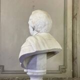 Buste en marbre de Carrare début XIXème siècle