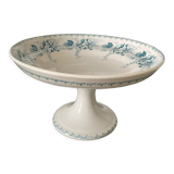 Blue and white compotier floral pattern