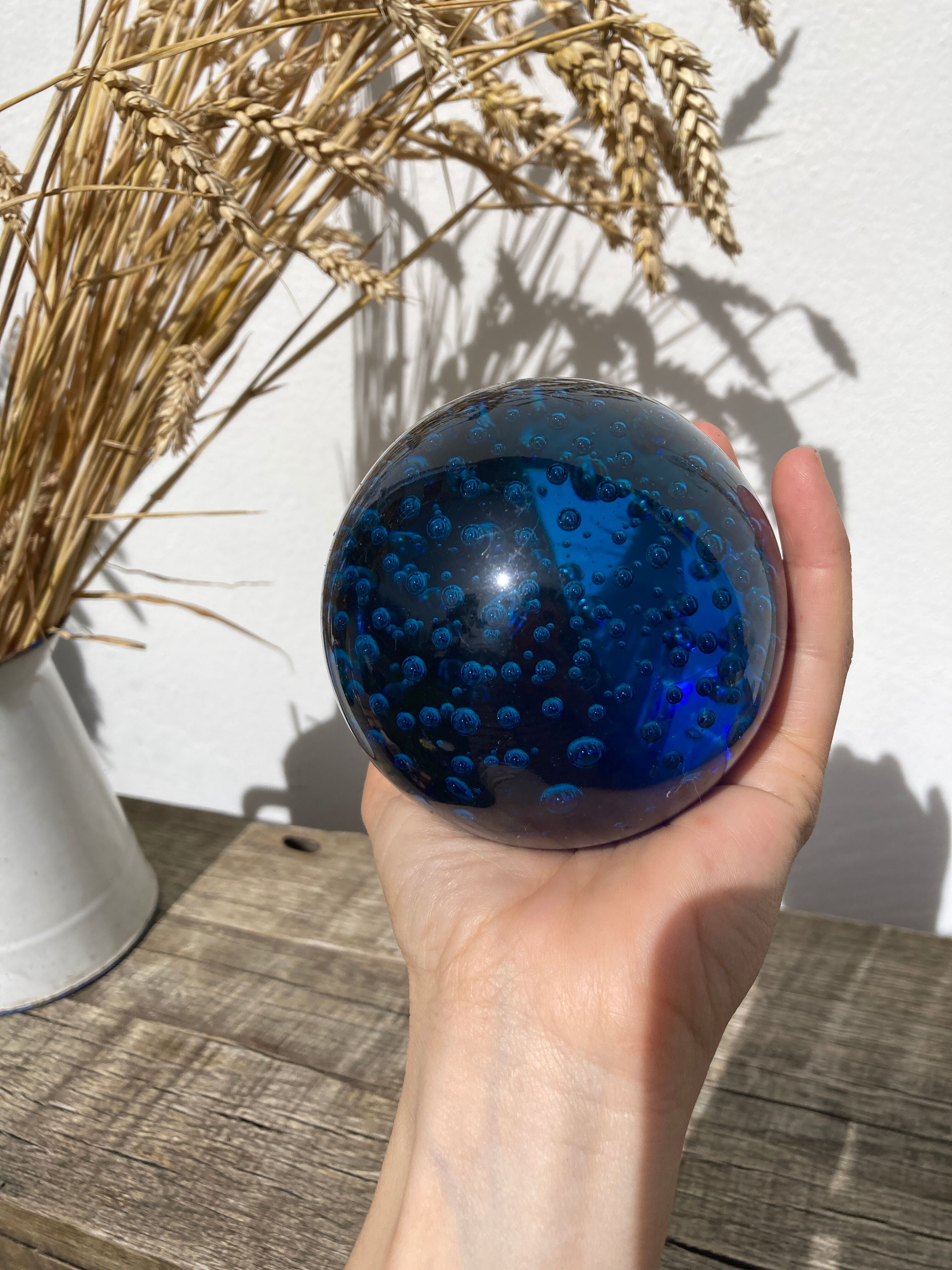 Blue ball sulphide paper press