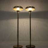 Ensemble de lampadaires space age Kamenický Šenov 1970s