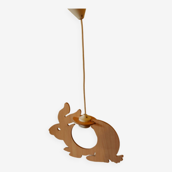 suspension vintage chambre d'enfant , lapin