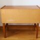 Bedside table, small Scandinavian chest of drawers, 1960, teak.