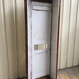 fire post cabinet of the old French bank in oak