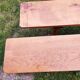 Paire de bancs vintage de ferme 230 CM