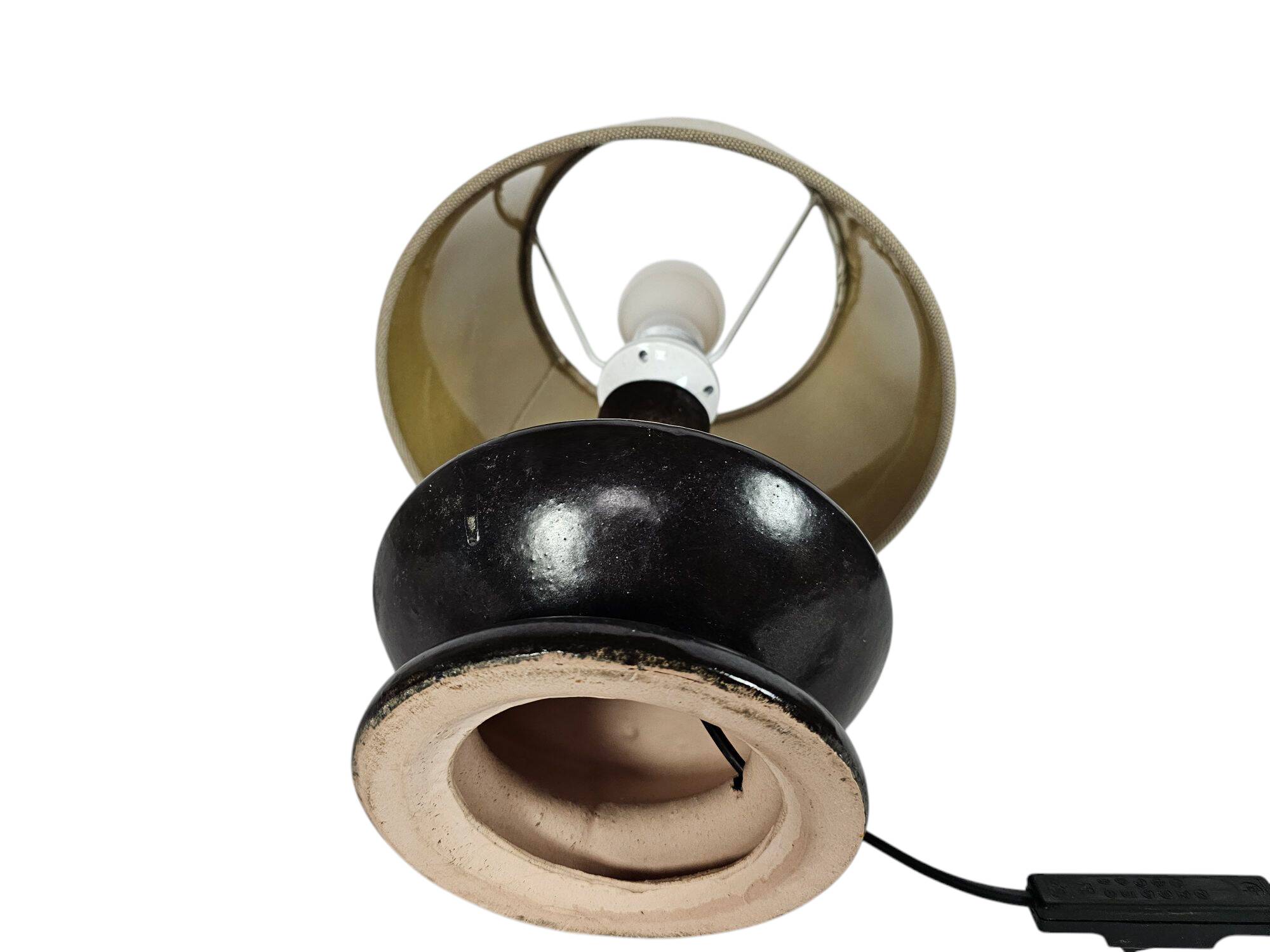 Fat Lava - Walter Gerards - Ceramic- table lamp - West Germany - 70s