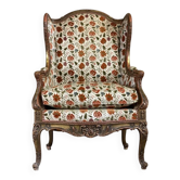 Fauteuil de style Régence en bois doré