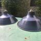 Pair of enamelled sheet metal suspensions