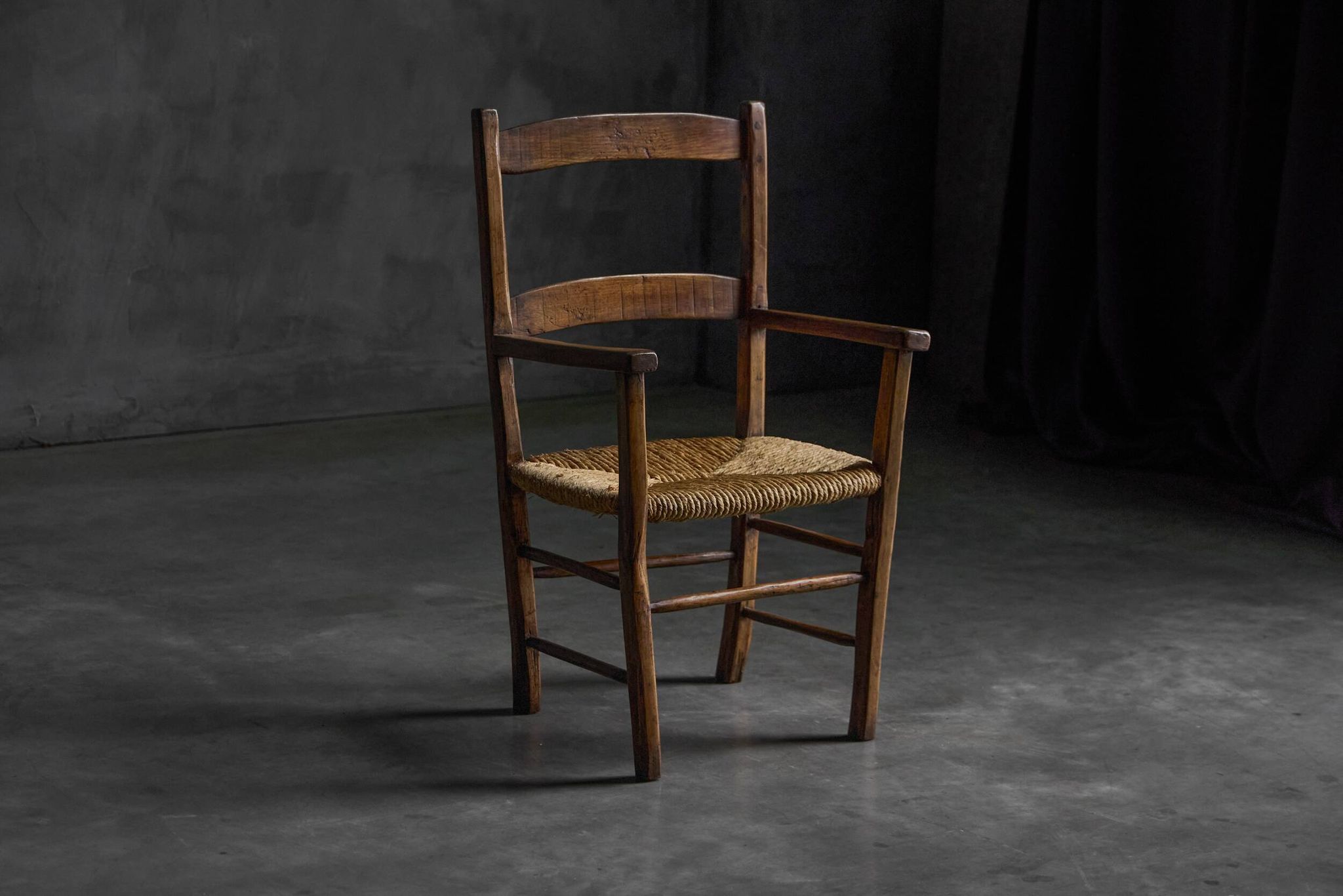 Vernacular Rural Armchair, France, Early 20th Century