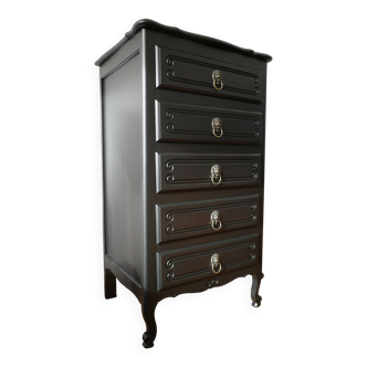 Chiffonnier vintage noir