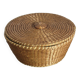 Panier rond paille