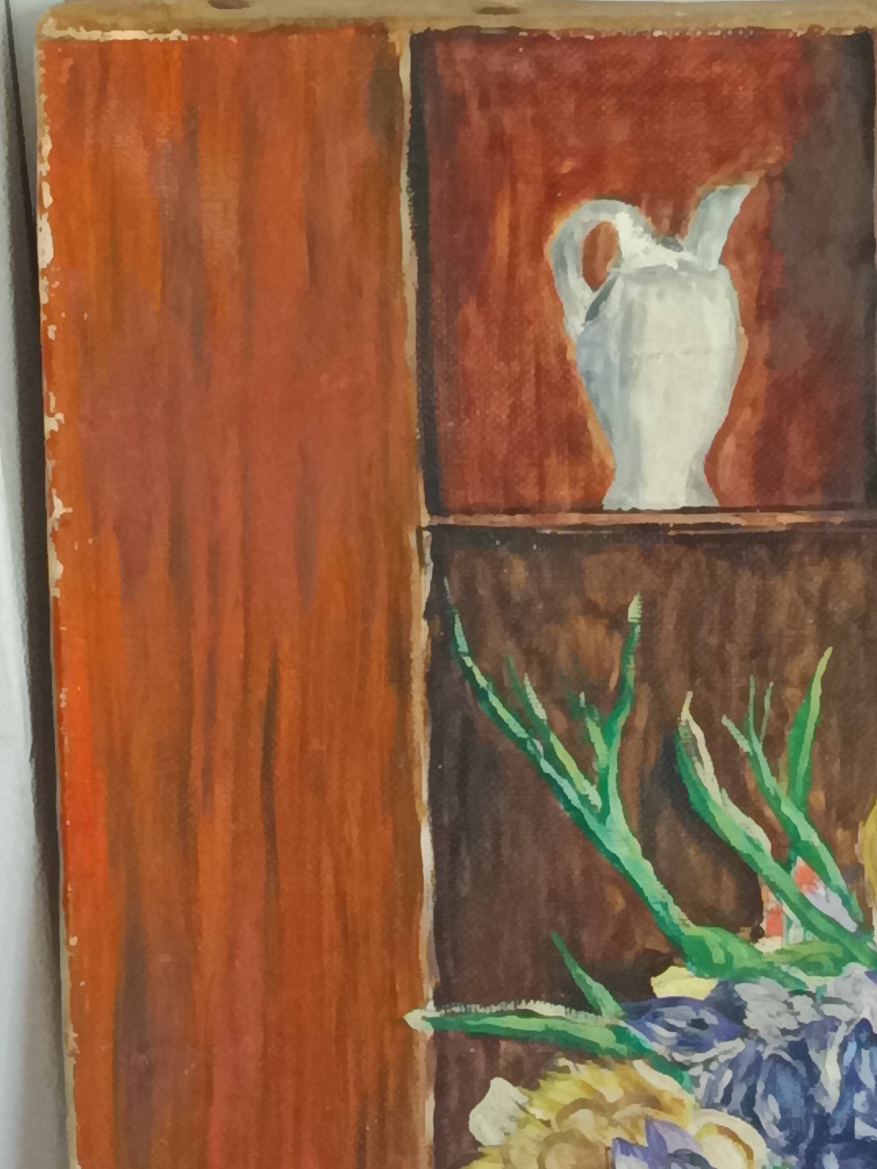 Pierre Garnier (1895-1972) Still Life with Flowers Oil on canvas signed