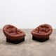 Lounge Set in Cognac color by Illum Wikkelsø for Ryesberg Møbler, 1970