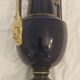 Cobalt blue and gold amphora vase