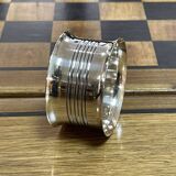 Silver metal napkin ring