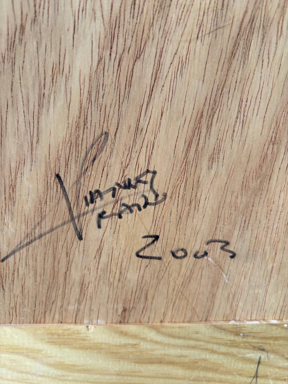 Modern signed collage