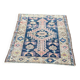 Turkish Shirvan Persian rug in knotted blue wool, 100x160cm.