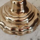 Pair of candelabras, brass candle holders