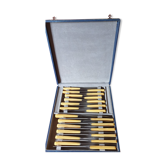 Box of 24 horn handle knives