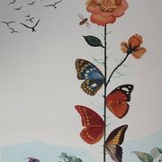 Salvador Dali : Flordali II, La rose papillon - Lithographie originale signée