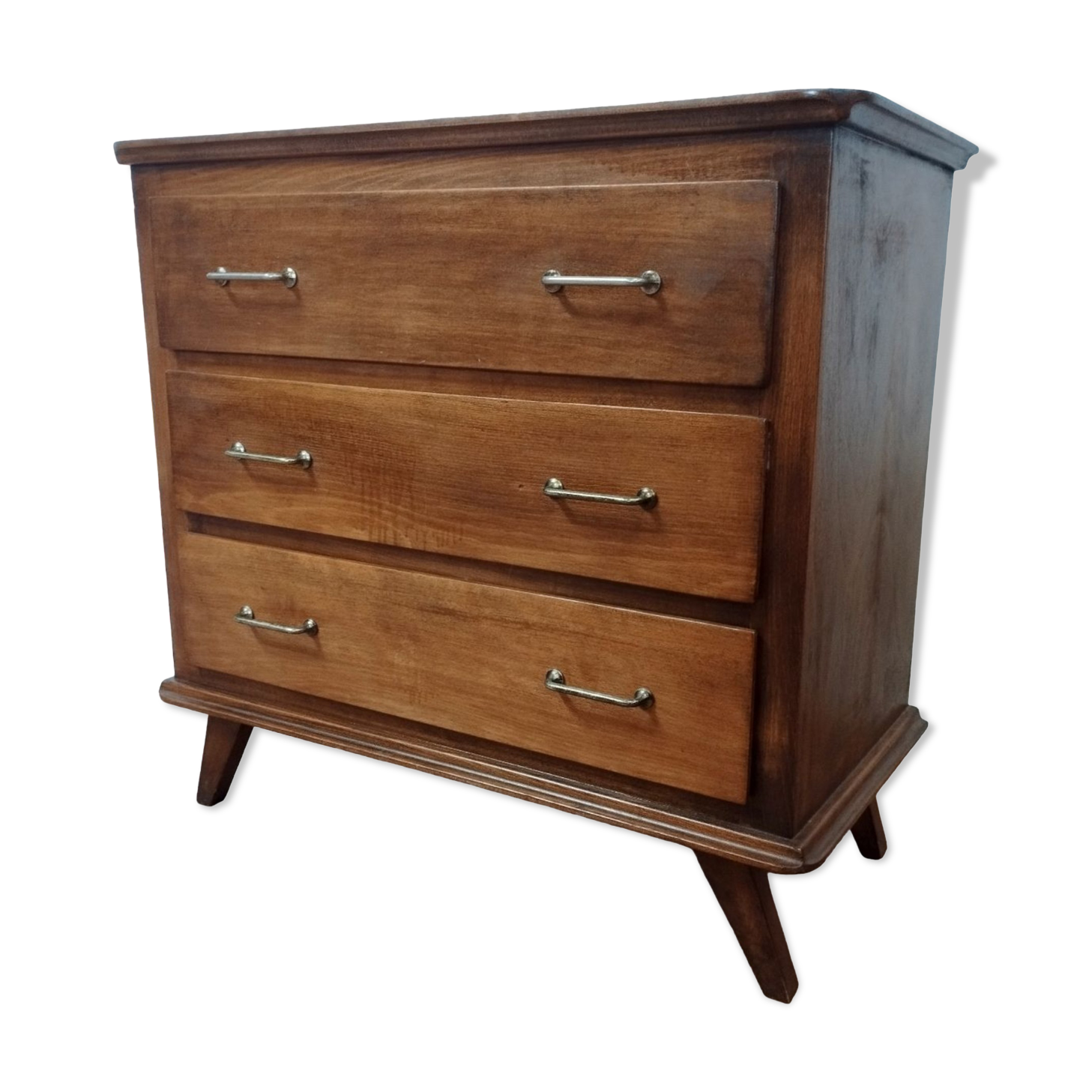 Vintage chest of drawers compass feet