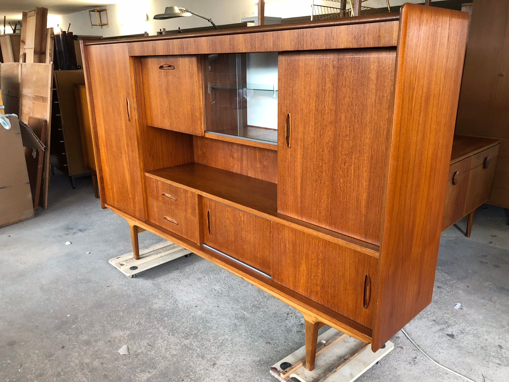 Buffet en teck scandinave