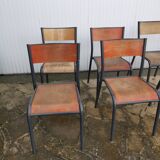 Set of 6 Mullca chairs