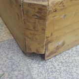 Raw wooden cabinet