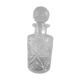 Old crystal bottle decor size with faceted cabochon early xxth