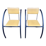 Chaises cuir style minimaliste