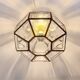Glass flush mount from Limburg 1960s