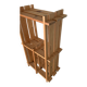 Wooden shelf to put down
