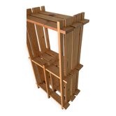 Wooden shelf to put down