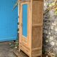 Parisian art deco cabinet in raw wood 1930