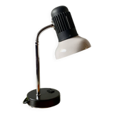 Vintage Massive white and black desk lamp - 1970s