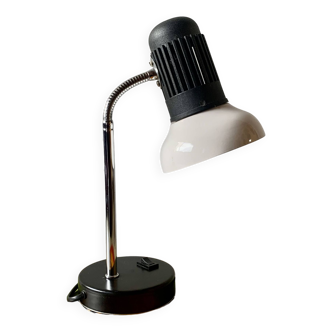 Vintage Massive white and black desk lamp - 1970s