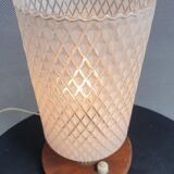 Table lamp 1960 diamond glass