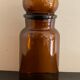 Pot d'apothicaire en verre Belgium, Douwe Egberts, 1970