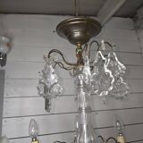 Lustre à pampilles style Louis XV