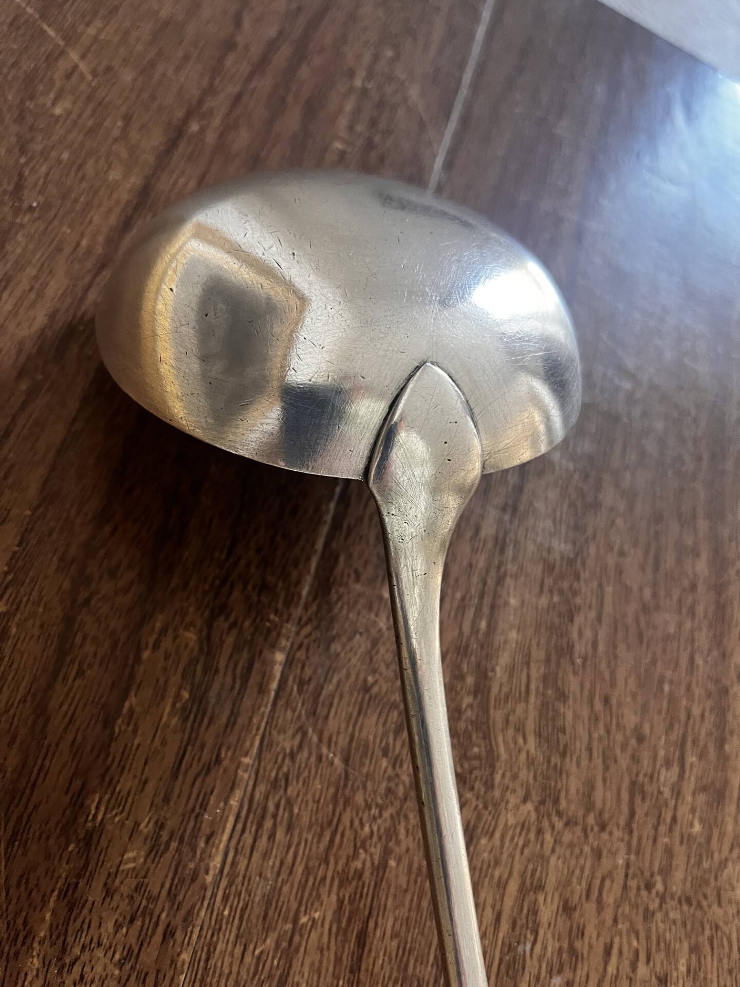 Silver-plated ladle