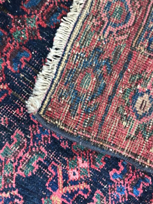 Carpet old Persian Bijar 19th century handmade 110 X 189 CM