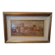 oil painting on panel signed and dated - seascape - harbor