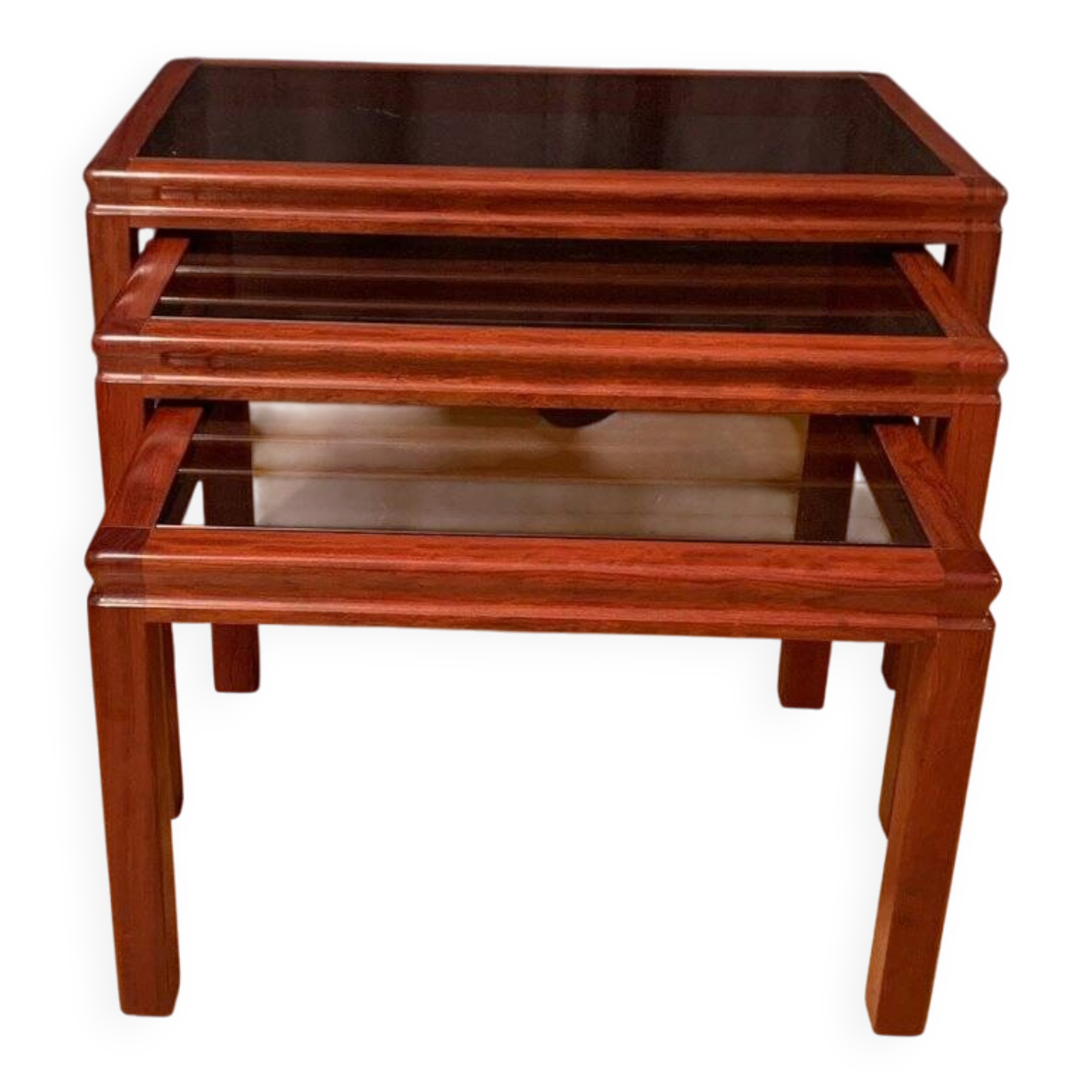 Nesting tables, Italy, 1970s, set of 3