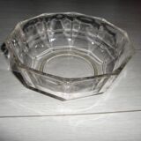 Solid crystal salad bowl