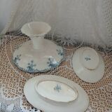 Longwy iron earth dinnerware set