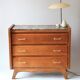 Commode en placage chêne