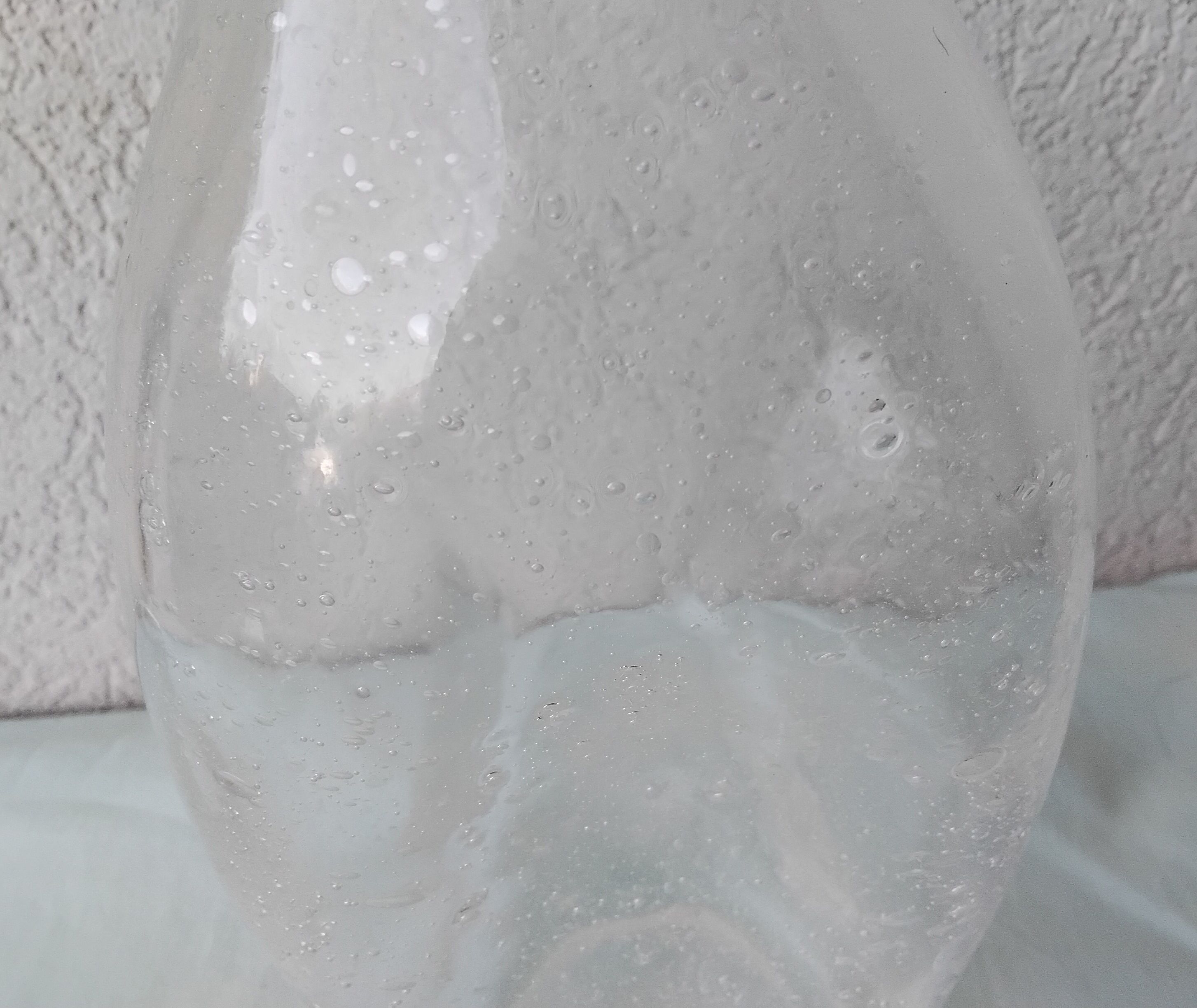 Bubble glass carafe bottle
