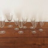 Service verres cristal.