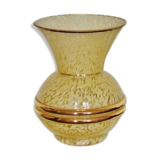 Small Vase art deco yellow and white, 1930 s